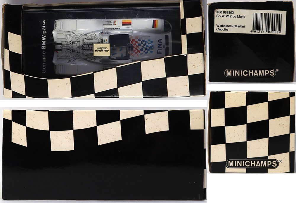 ミニチャンプス, BMW V12 LeMans, 1/43, 中古