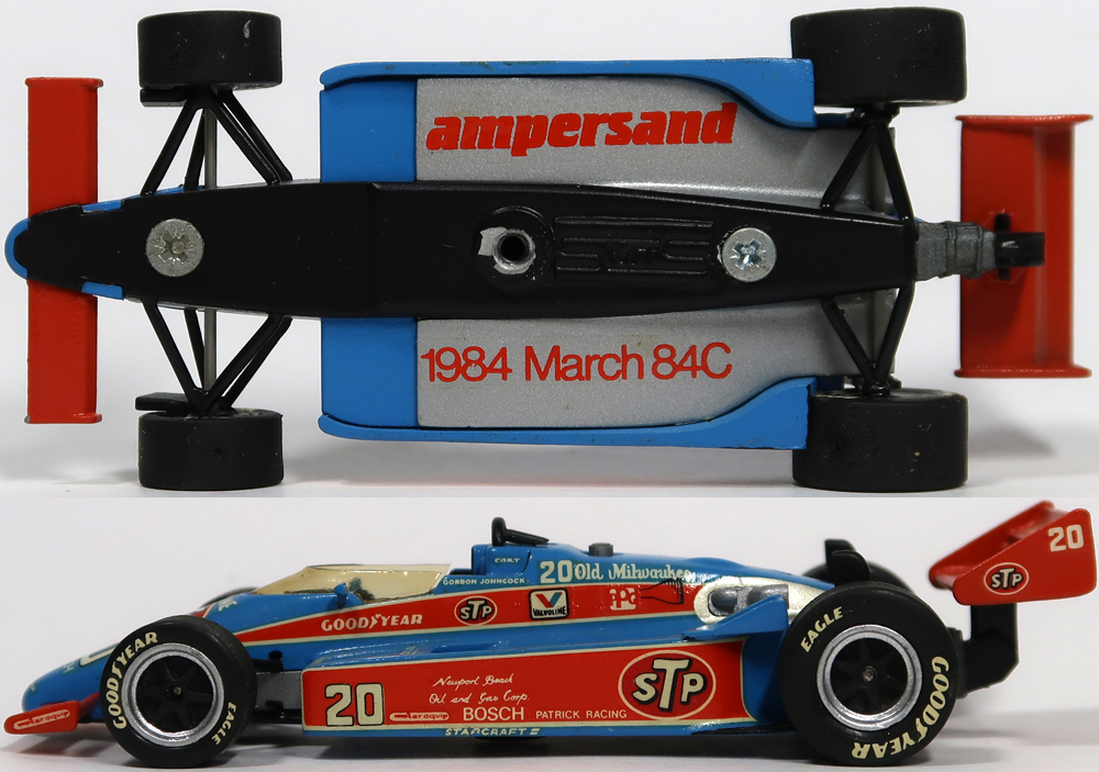 SMTS, STP Oil Treatment March 84C,Gordon Johncock, Indy Car,1/43, 中古, 完成品