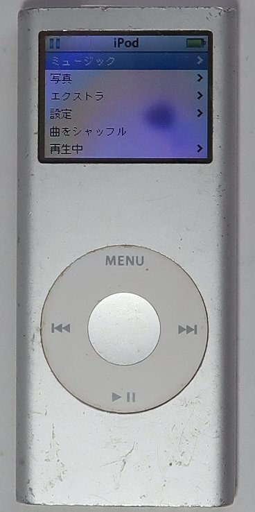 iPod nano , MA477J, 2GB, 中古, 破損あり