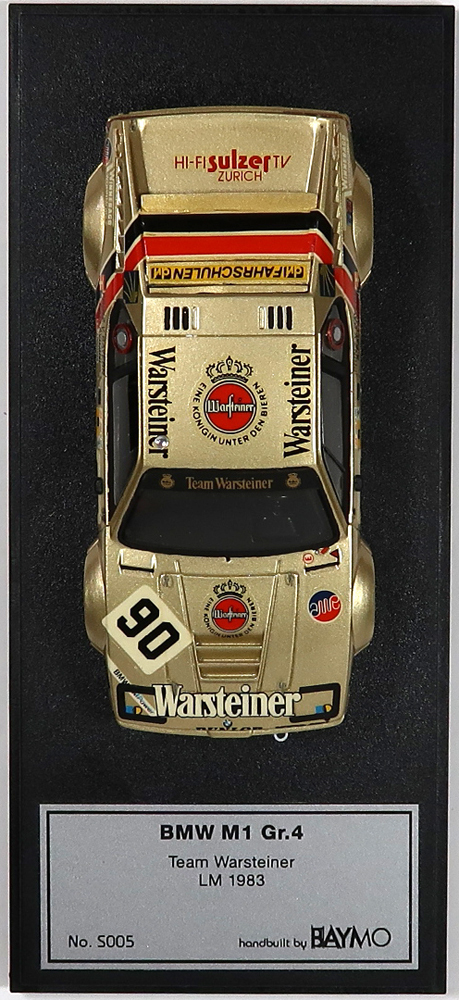 BAYMO, BMW M1 Gr.4　Team Warsteiner LM 1983, 1/43, 中古