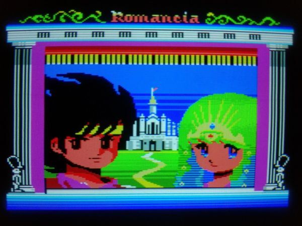 [ рабочий товар * картридж ]ROMANCIA роман siaMSX2. игра soft MSX