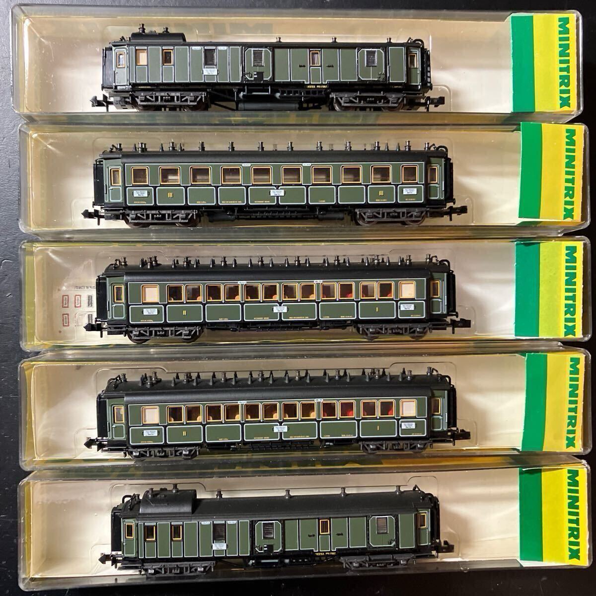 MINITRIX 13368 SBB 荷物車 MINITRIX 王立バイエルン邦有鉄道 Bavarian 荷物車1st/2st・3st