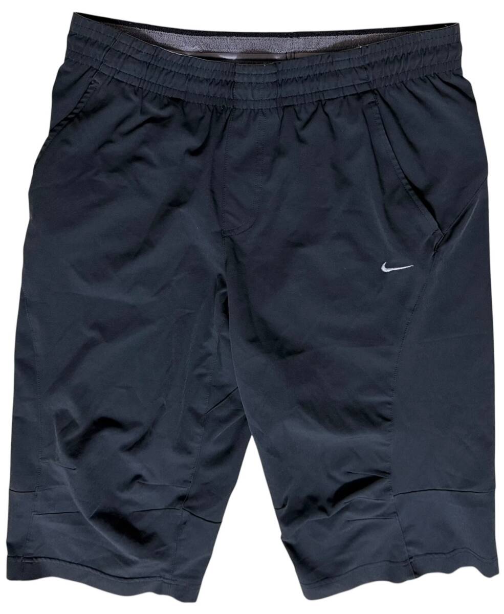 NIKE ナイキ NIKE FIT DRY ナイキ フィットドライ 3D 立體裁斷 クロップドパンツ Lサイズ 黒 ブラック