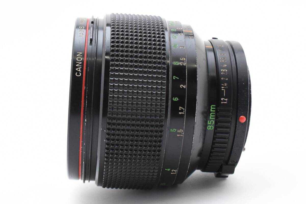  Canon линзы CANON LENS FD 85mm 1.2 L ручной диапазон фокусировки линзы работоспособность не проверялась 