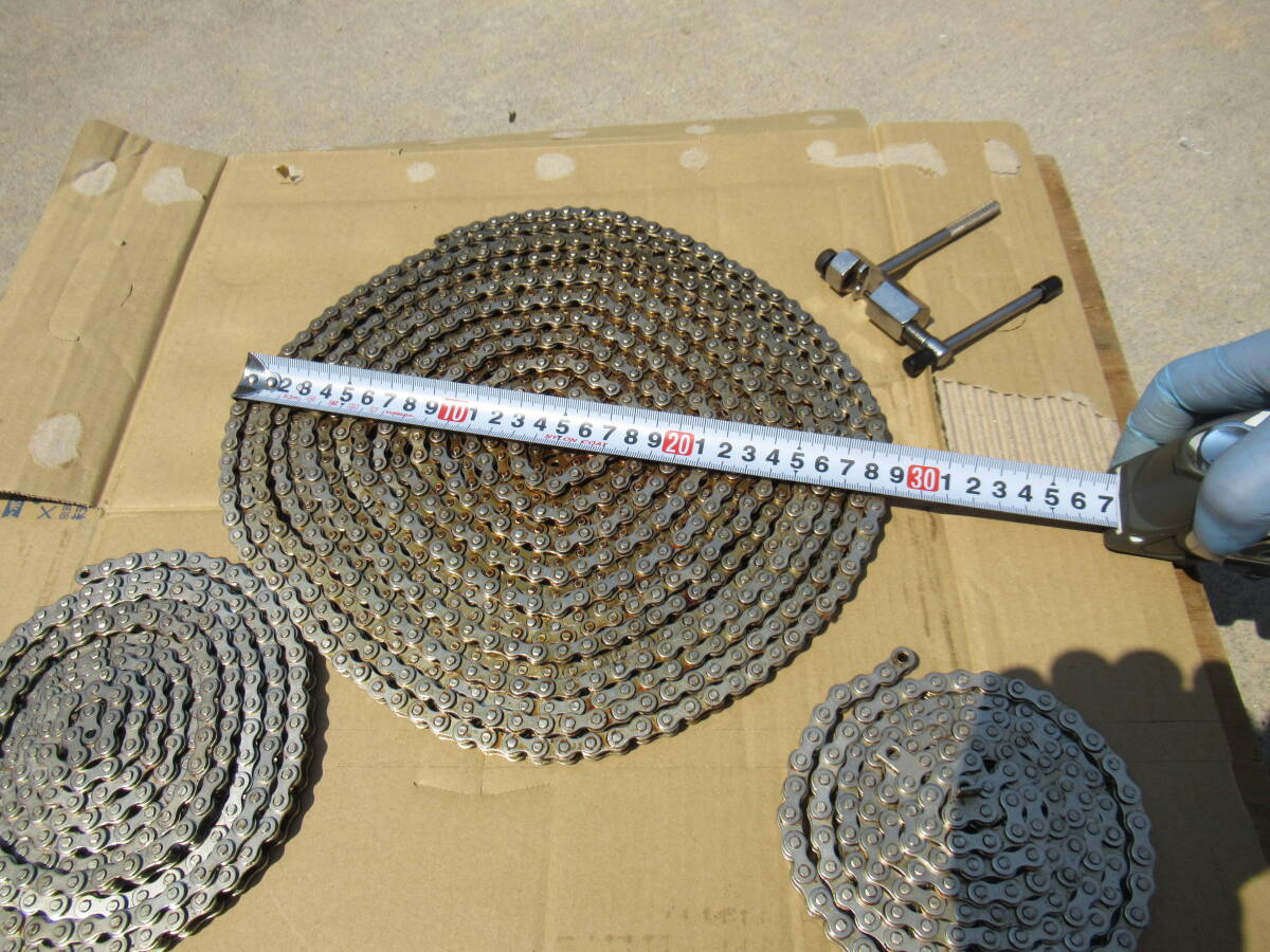 未使用 ステンレス製 ローラチェーン RK35 チェーン抜き付 中古　チェーン用切断工具_画像7