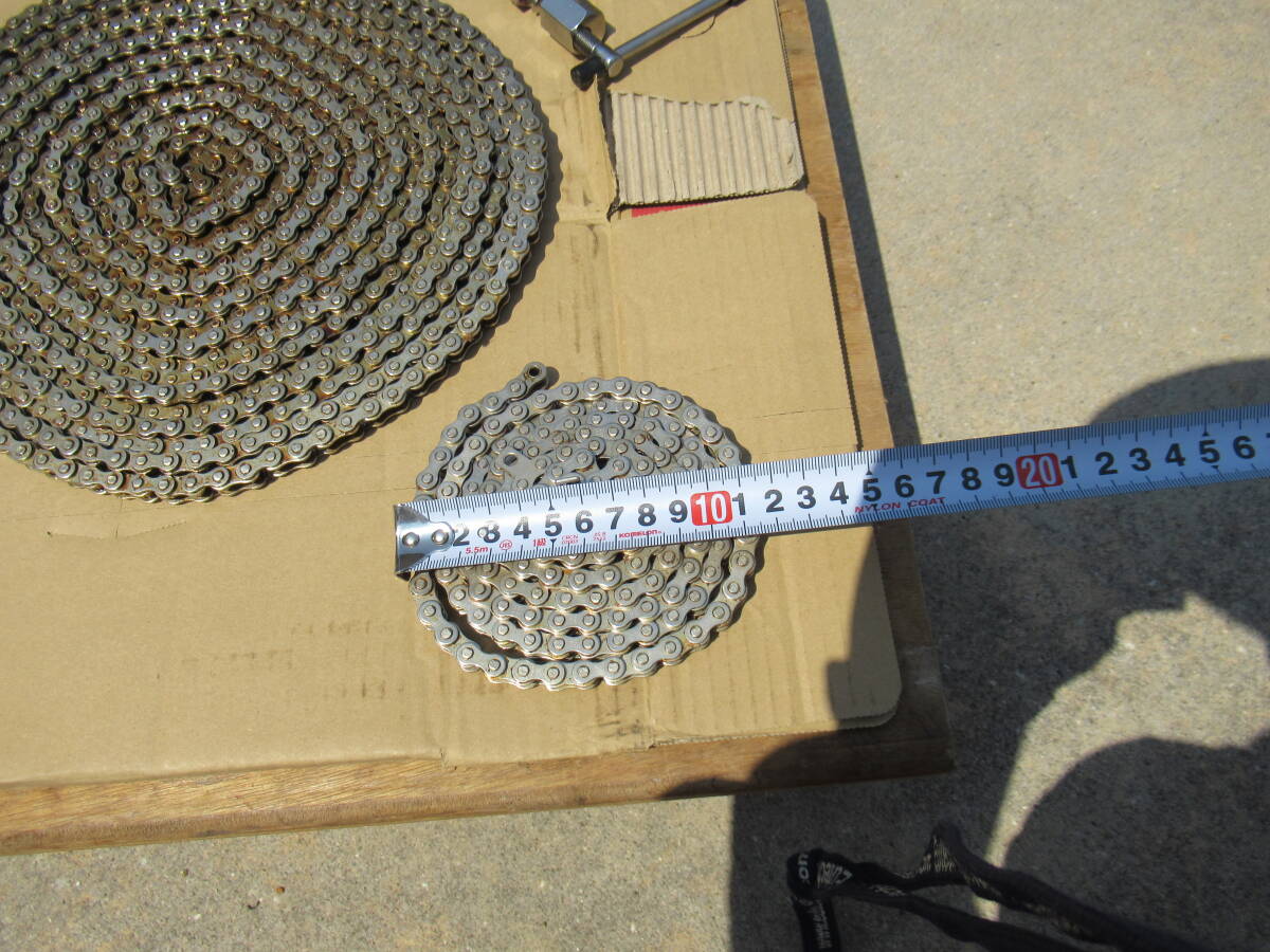 未使用 ステンレス製 ローラチェーン RK35 チェーン抜き付 中古　チェーン用切断工具_画像8