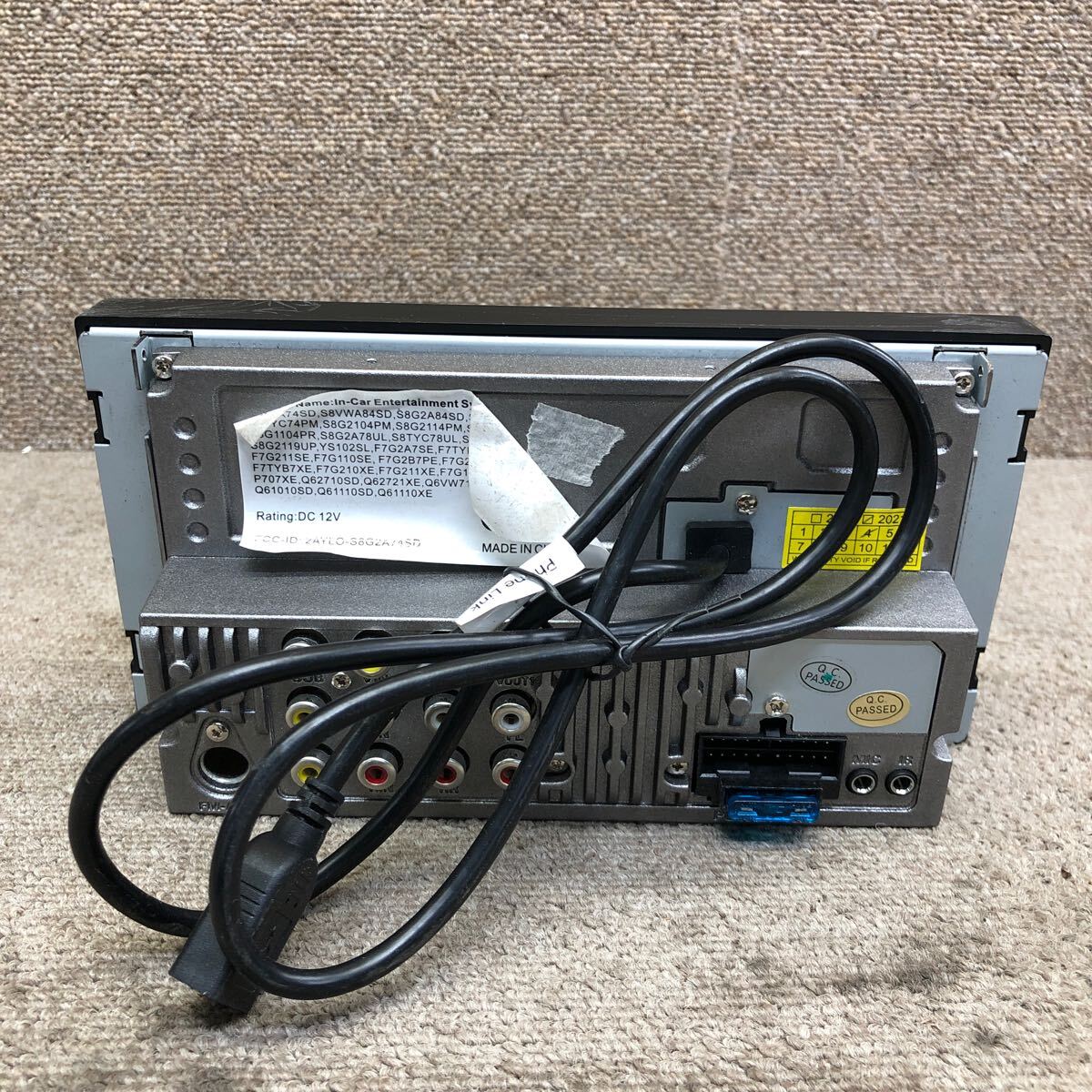 AV4-677 激安 カーステレオ TOYOTA ATOTO F7TYC7SE SD Bluetooth Android Auto CarPlay オーディオ 本體のみ 簡易動作確認(rèn)済み 中古現(xiàn)狀品