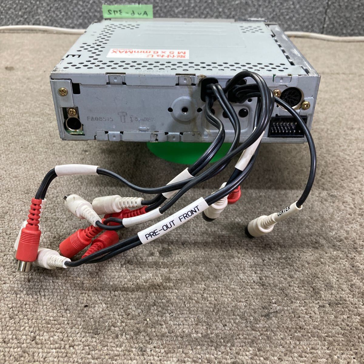 AV6-372 激安 カーステレオ Panasonic CQ-RX909D 12830 FM CDプレーヤー 本體のみ 簡易動作確認済み 中古現狀品