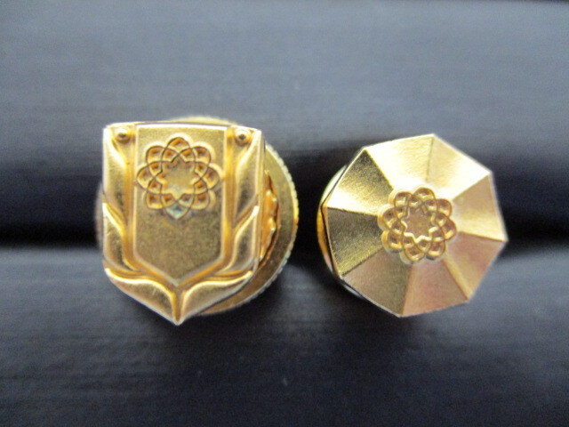 創(chuàng)価學(xué)會 ピンバッチ 2個セット 中古品 激安1円スタート