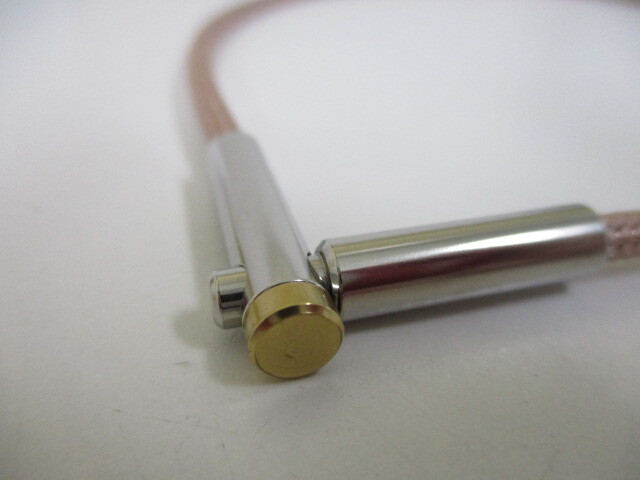 phiten ファイテン RAKUWA磁気チタンネックレス メタルトップ Vタイプ ローズゴールド 50cm 中古品 激安1円スタート