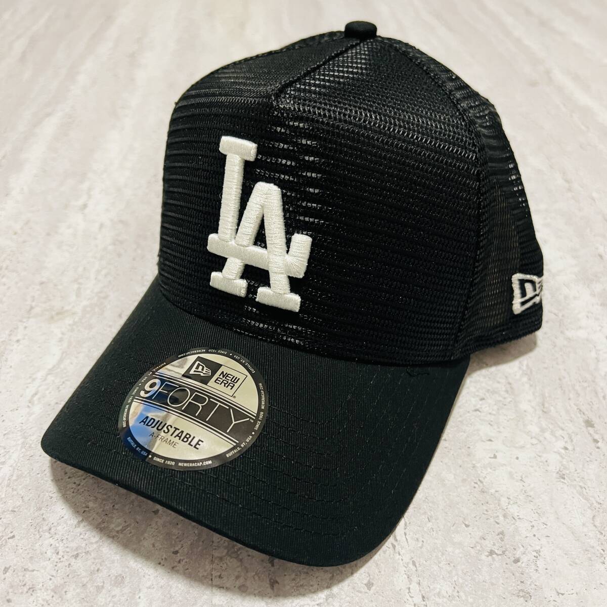 【送料無料】LA ドジャース キャップ 海外モデル ブラック NEW ERA LA ドジャース メッシュキャップ 海外モデル ブラック