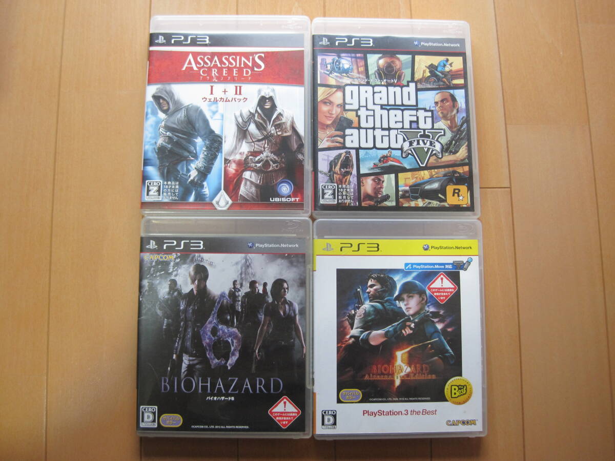 PS3ソフト4枚セット アサシン クリード I+II ウェルカム
