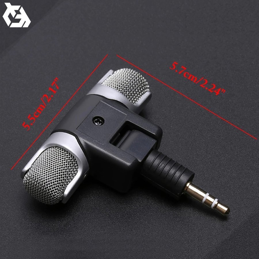 【3極】 ステレオマイク デジタルミニマイク 3.5mm プラグタイプ ステレオ録音 軽量 高品質 x1_画像9