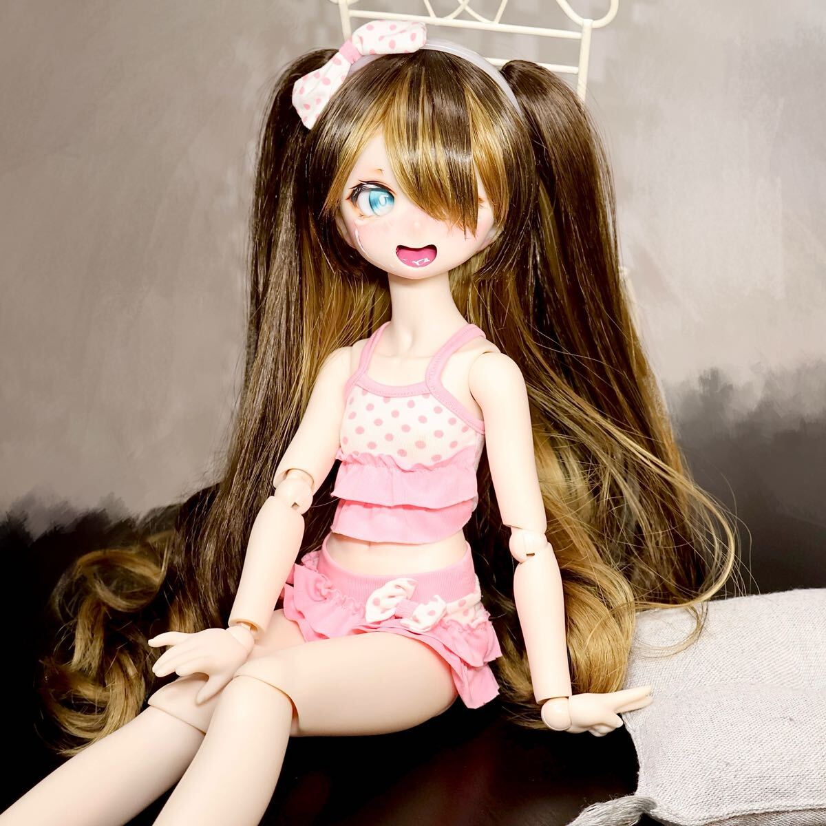 *bloody_bride_c*......* DDH-01 шпаклевка пик head + resin I +. детали + слезы детали semi белый . макияж settled custom head 