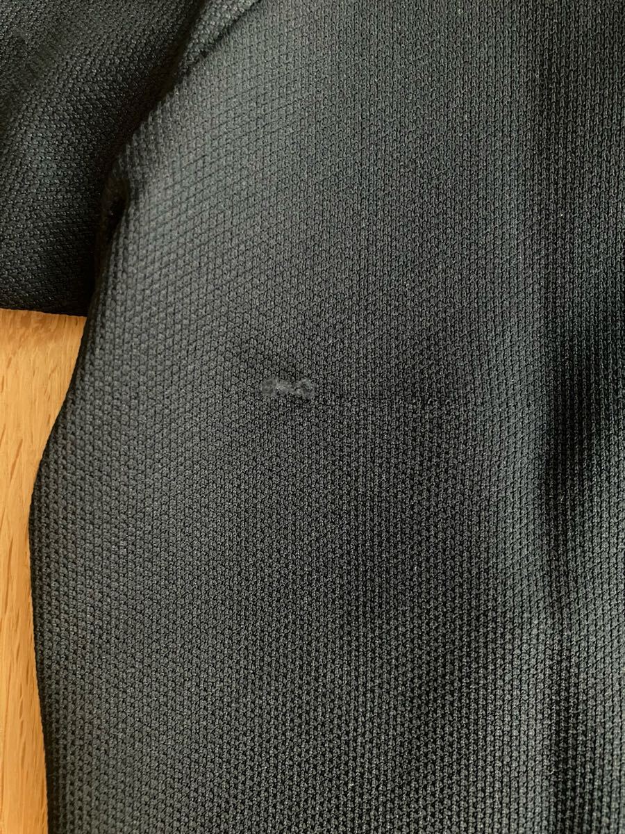 未使用訳あり クロッシースポーツ 長袖 薄手パーカー 黒 140センチ_画像5