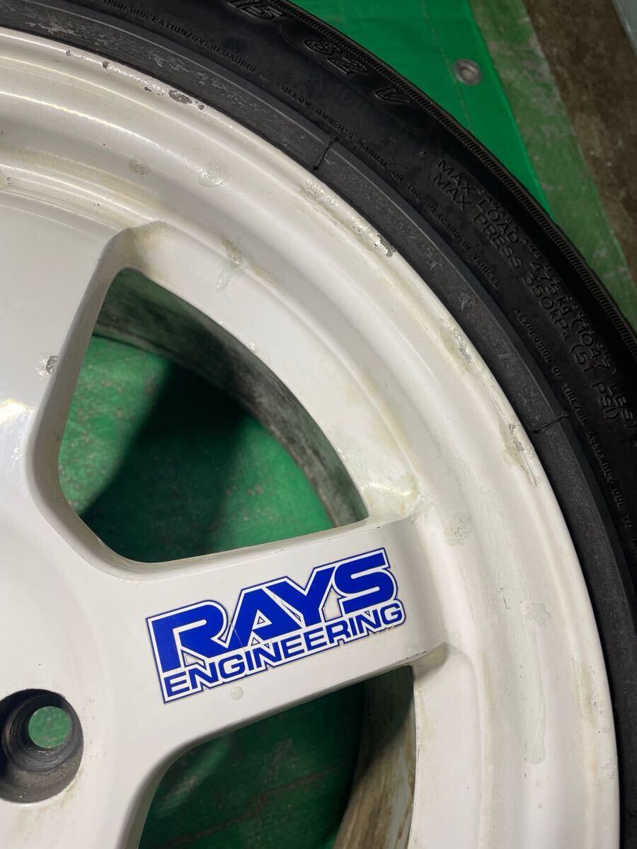  распроданный! RAYS VOLK RACING TE37C 15 дюймовый 4 дыра PCD100 7J офсет 35 диаметр втулки 65.4шт.@ Rays Volkracing Civic Roadster и т.п. 