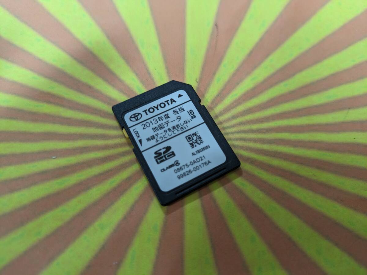 ▽F2104 トヨタ純正 NSCP-W62G用 SDカード SD 地図データ 2013年度 冬版 08675-0AD21 99826-00176A 動(dòng)作確認(rèn)済み 全國(guó)送料一律430円～