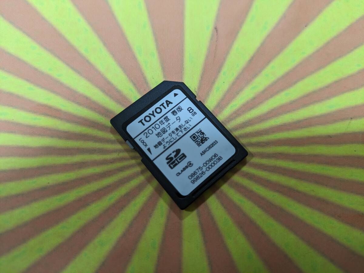 ▽F2113 トヨタ純正 NSCP-W60用 SDカード SD 地図データ 2010年度 春版 08675-00W06 99826-00003B 動(dòng)作確認(rèn)済み 全國(guó)送料一律430円～