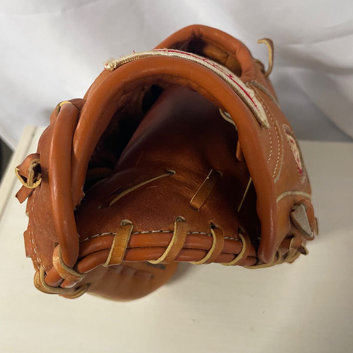 限定お値下げ ミツワタイガー 投手用グローブ ○ ミツワタイガー製 TIGER DUALDENT 投手用右投げ BGN-2028
