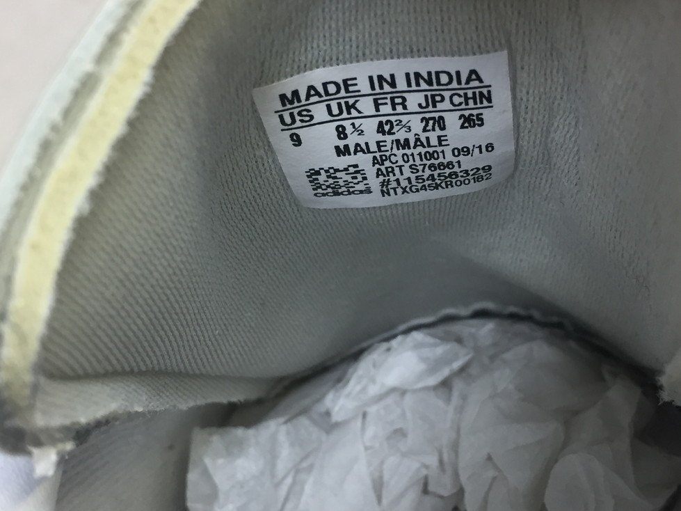 【箱付き美中古品】adidas アディダス FAST ファスト ベルクロ ローカットスニーカー S76661 サイズ：27cm カラー：シルバー メンズ