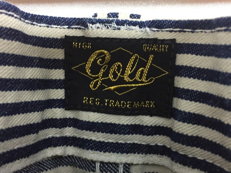 東洋エンタープライズ Gold ゴールド 日本制 ヒッコリーデニムパンツ サイズ：不明 カラー：畫(huà)像參照 メンズ アメカジ