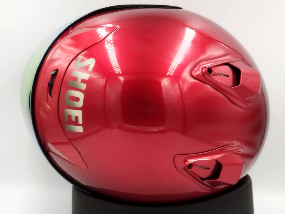 SHOEI J-FORCEⅡ キャンディアップルレッド 赤ジェットヘルメット SHOEI ショウエイ J-Force2 Jフォース2 キャンディアップル