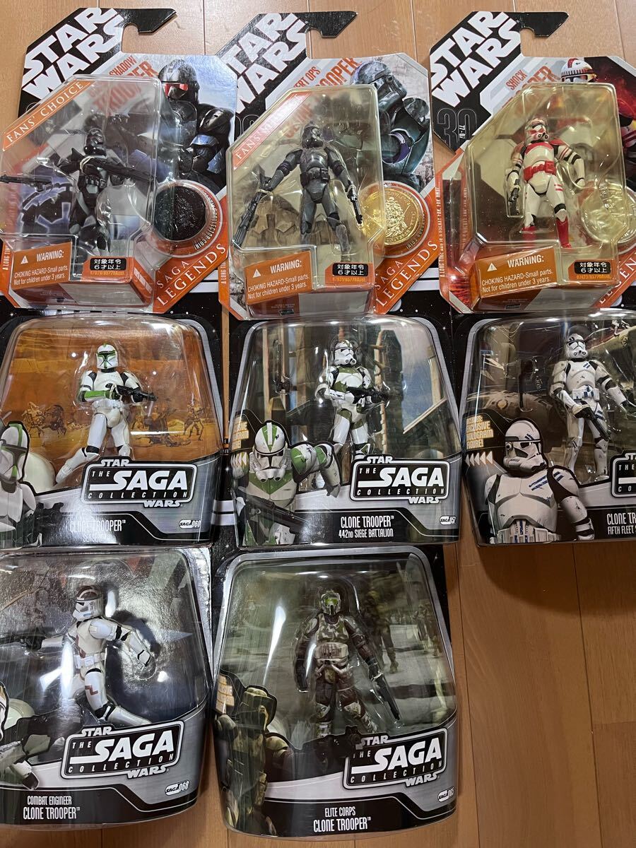 スターウォーズ　3.75インチベーシックフィギュア　クローントルーパーまとめ売り