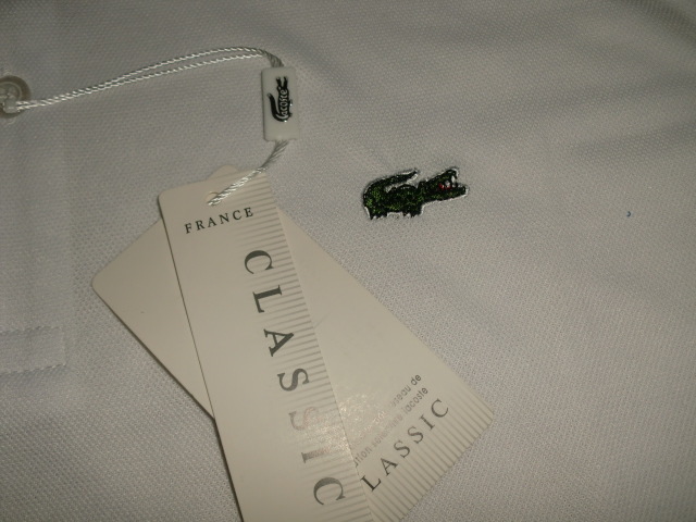 新品　LACOSTE　ラコステ　吸汗速干ポロシャツ　サイズ5　Lサイズ