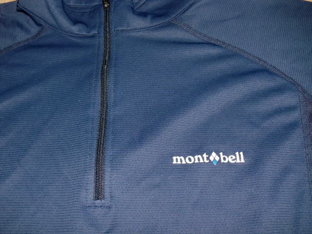 mont-bell　モンベル　吸汗速干ハーフジップシャツ　Mサイズ