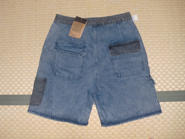 新品　ノースフェイス　デニムハーフパンツ　XLサイズ　THE NORTH FACE