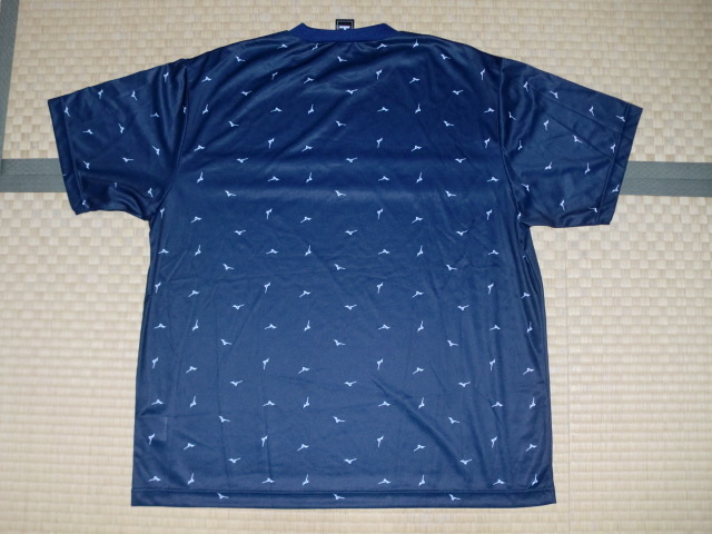 MIZUNO　ミズノ　吸汗速干Tシャツ　3Lサイズ　XXLサイズ　紺色