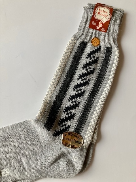 ヴィンテージ デッドストック 50s 60s Value Master メンズソックス 検： 30s 40s 靴下 NOS 古靴 Made In USA