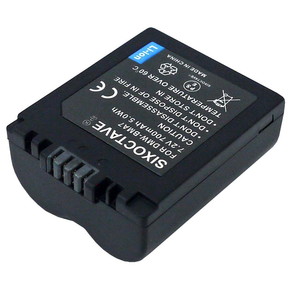 Panasonic DMW-BMA7 互換バッテリー2個　Lumix DMC-FZ38 DMC-FZ35 DMC-FZ30 DMC-FZ28 DMC-FZ18 DMC-FZ28EFK DMC-FZ28EFS