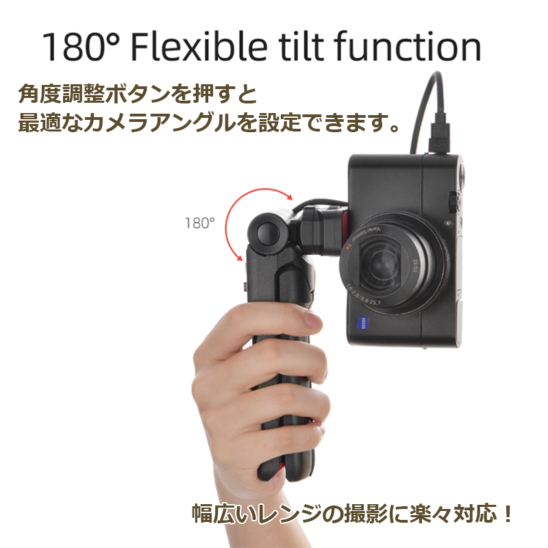 【新品・即決】 三脚機能付 互換シューティンググリップ(マルチ端子ケーブル付)SONY用 Vlogcam Alpha DSC/RX HXシリーズ GP-VPT2BT_画像3