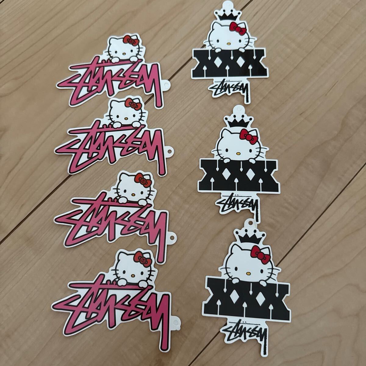 STUSSY× Hello Kitty Stussy 30 годовщина сотрудничество стикер 5 листов не продается 