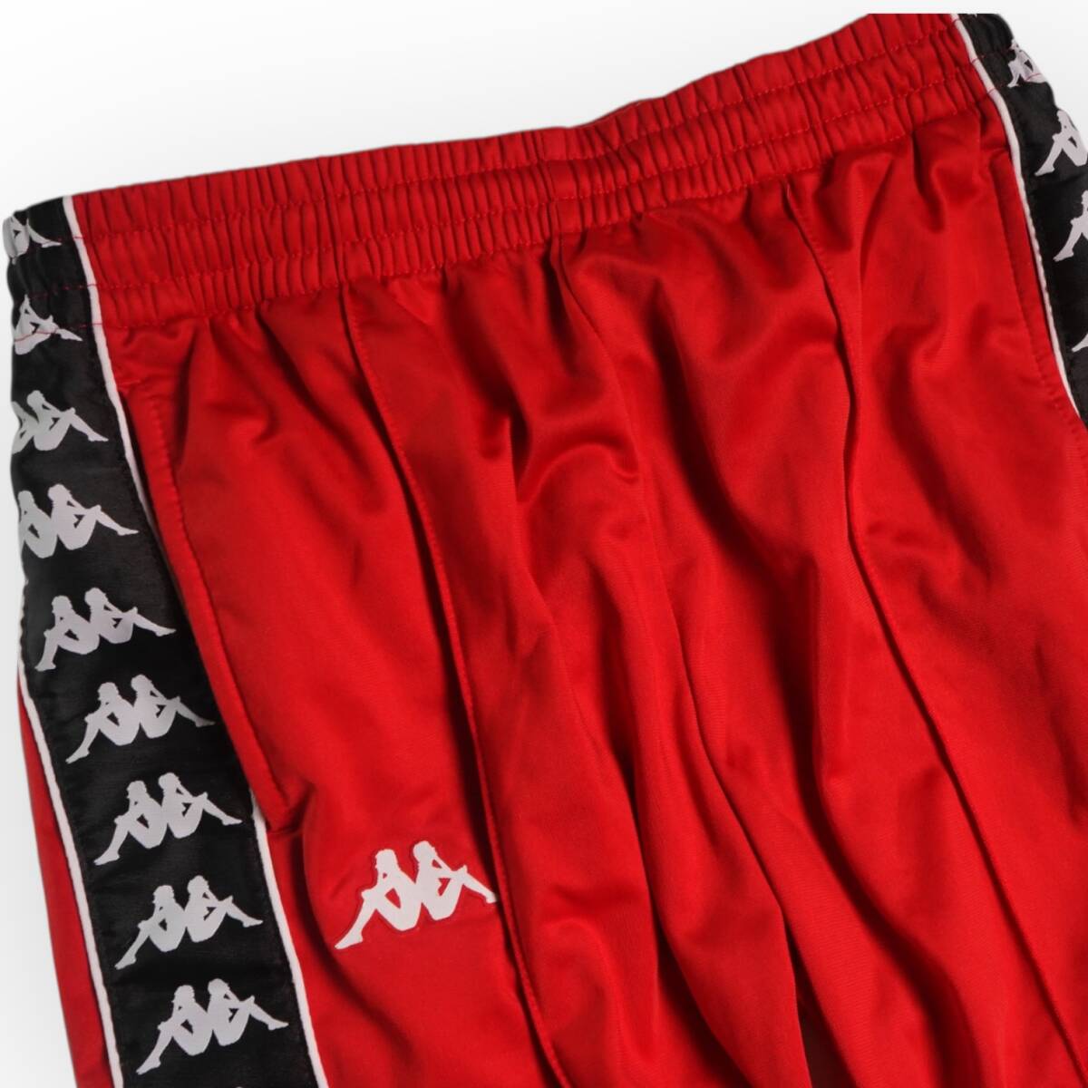 100円＠H814@ Kappa カッパ ジャージ トラックパンツ メンズ サイドライン 裾リブ仕様 スポーツウェア ストリート系