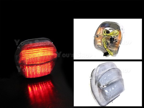 SUZUKI GS500F ウインカー連動機(jī)能 LED テールランプ クリア