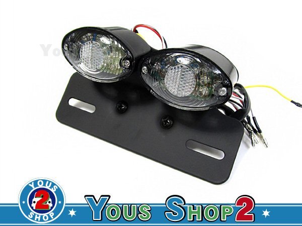 バイク LEDツインテール ホンダ HONDA CB250T 6発クリア 新品