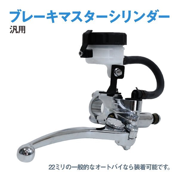 Б 汎用 別體式 ブレーキマスターシリンダー メッキ シングル ブレーキマスター フロント ヤマハ TW200 修理 交換 メンテナンス