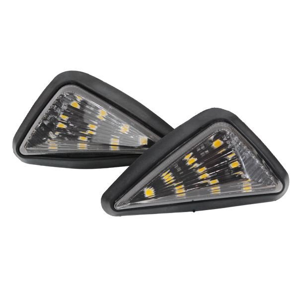 Б 送料無料 スズキ GSX-R1000 / GSX-R600 / SV650 LED ウインカー フロント バイク 原付 エアロ ライト 2個セット