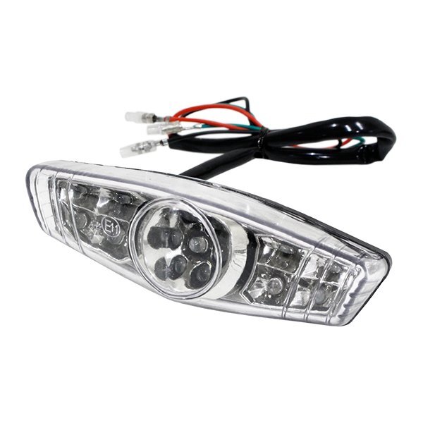 ю 汎用 ホンダ CB400SS LED ルーカス テールランプ [ クリアレンズ ] 12V インナーメッキ ネジ徑5mm 社外品 新品 交換 ブレーキ