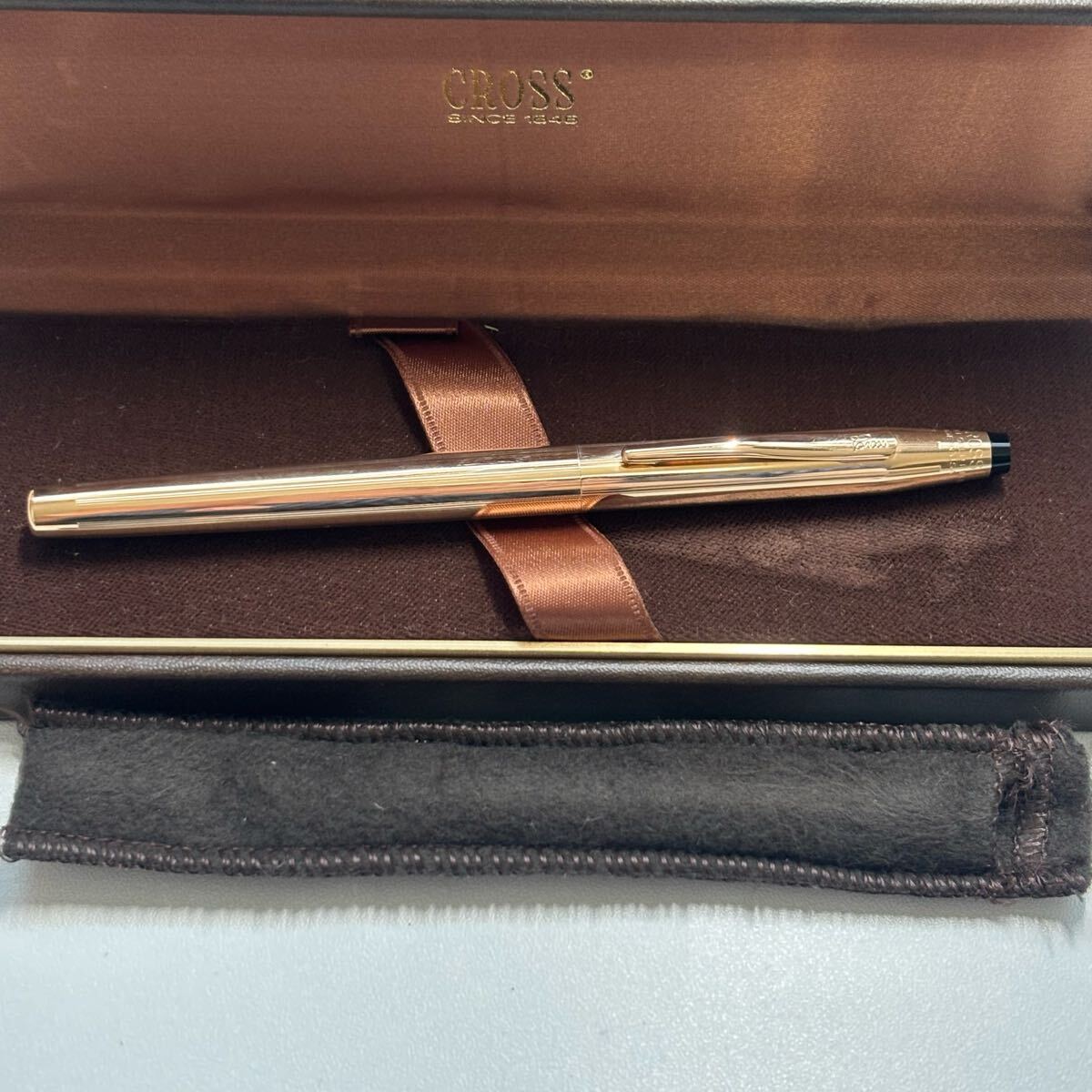 クロス　CROSS 1/20 14KT GOLDFILLED ペン先　14K 585　XF 未使用級