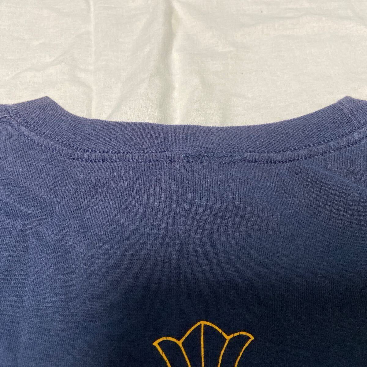 L クロムハーツ　セメタリー クロス　ホースシュー　90s オールド　OLD ポケット　Tシャツ　ネイビー　紺　正規(guī)品　半袖