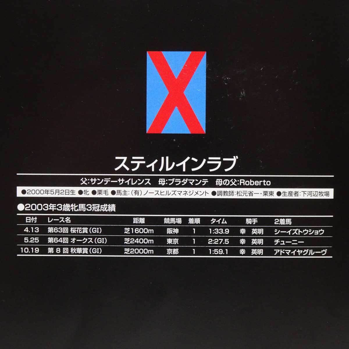 【中古?未使用品】PRC スティルインラブ 三冠達(dá)成 2003 テレホンカード