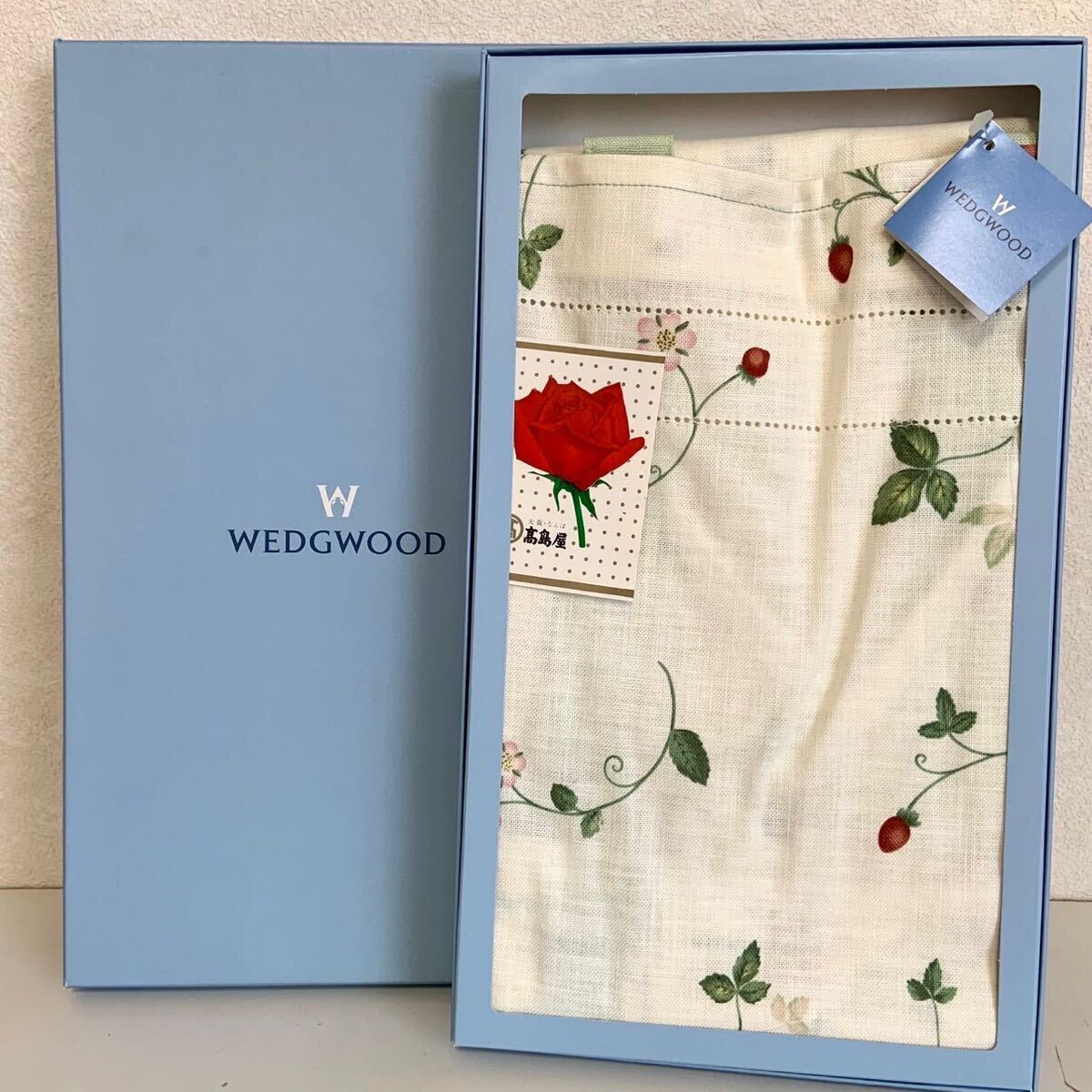 【未使用】ウェッジウッド ドレスエプロン(ピンク) 未使用 WEDGWOOD ウェッジウッド エプロン ドレスエプロン