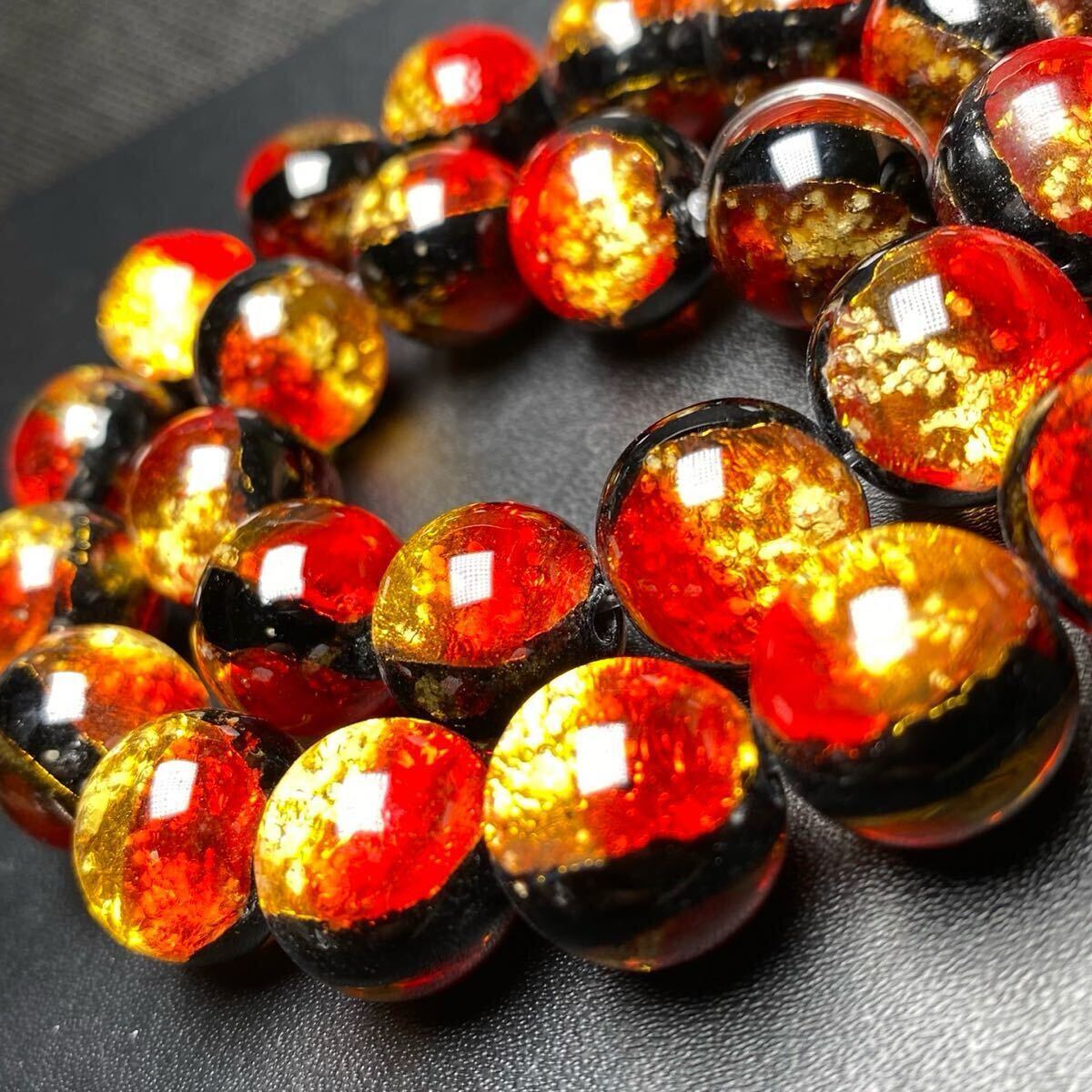 ke лама Sunset 10mm 10 шт. комплект . свет ho taru стекло tonbodama Okinawa . хорошо промежуток различные остров . выгорание узор