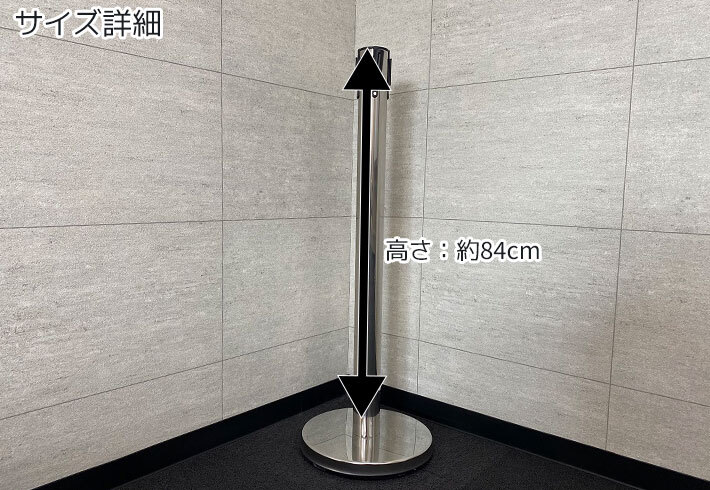 【5本セット】ベルトパーテーション 軽量 黒 ブラック レッド ブルー 3m 仕切り ベルト スタンド カーショー イベント 高め 展示 ①