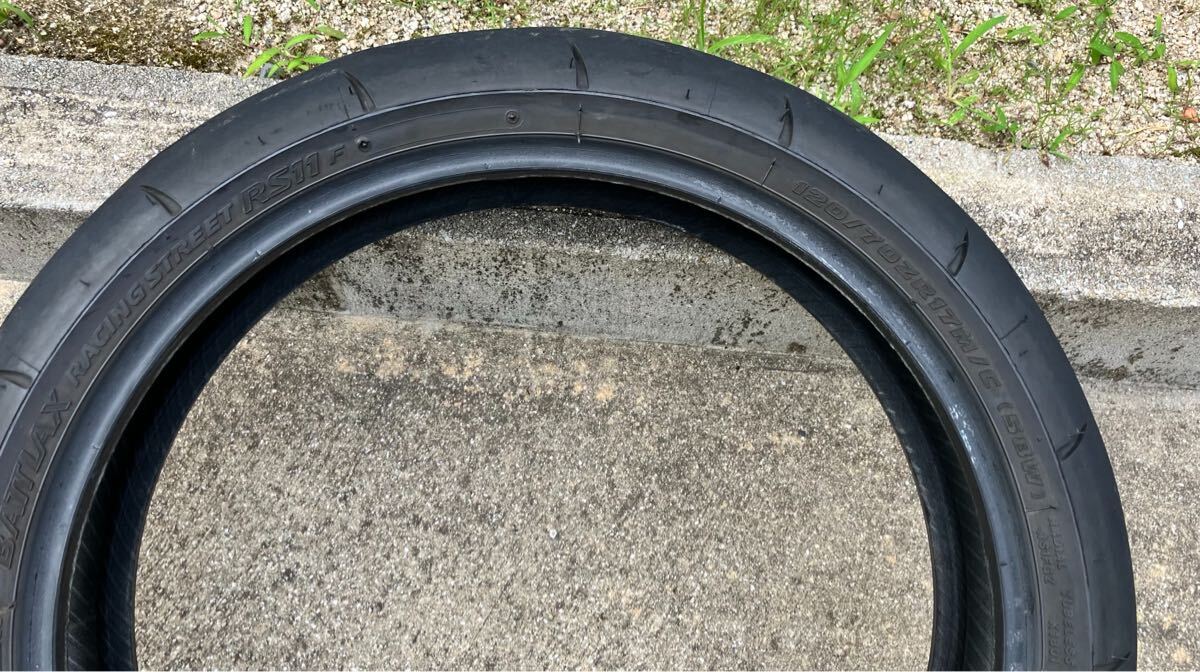 BRIDGESTONE BATTLAX RS11 120/70-17 передний шина осмотр ) Bridgestone bato Lux CBR YZF GSX ZX 600 1000