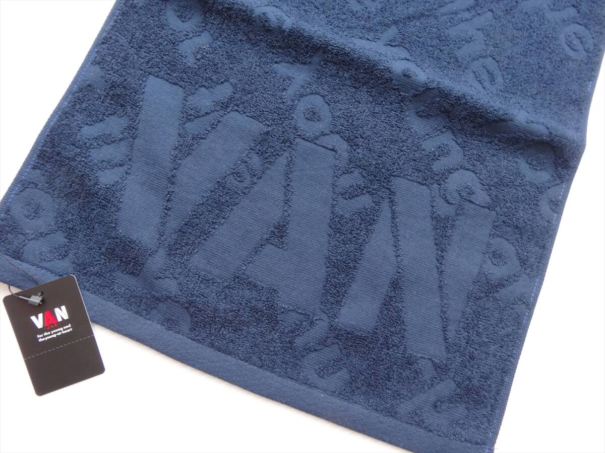 VAN JACKET ヴァンヂャケット VANロゴを凹凸で表現(xiàn)した今治ブランドスポーツタオル
