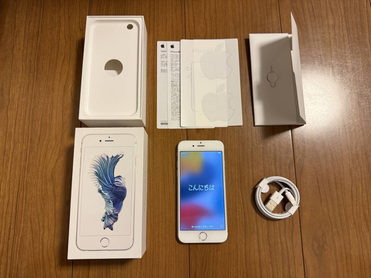 SIMフリー iPhone6s 本体 バッテリー100% 64GB シルバー iPhone - Apple iPhone 6S 64GB バッテリー100% SIM フリー 定番